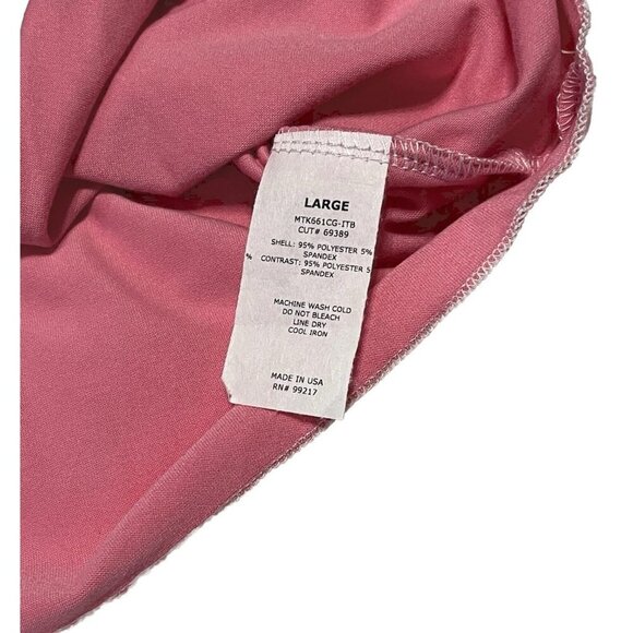 New Moa Moa Girls Daisy Floral Pink Short Sleeve Size L Large Made in USA - Picture 7 of 9